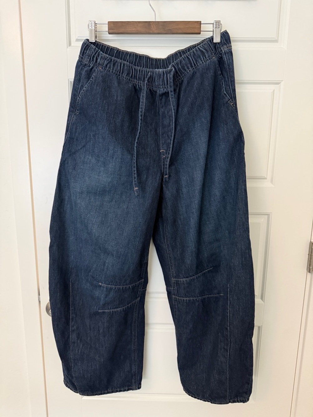 Old Navy Women's Relaxed Dark Blue Denim Jeans